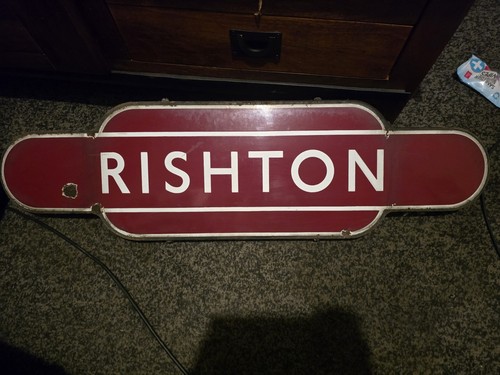 Vintage rishton railway - rishton,
