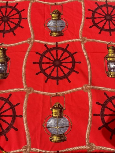 Vintage 1950s french fabric - 1950s,