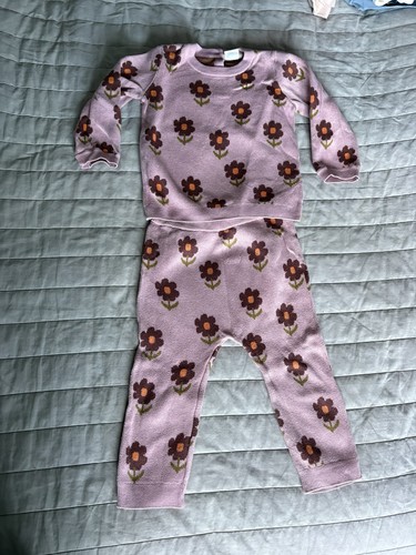 Next girls pink flower - flower, jumper