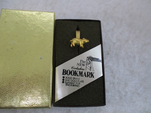 Calabro bookmark 24k - bookmark, gold