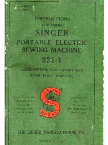 Singer portable electric - singer,