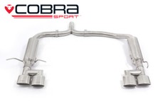 Cobra 2.5" AMG Style Quad Exhaust for Mercedes C200 C220 C250 Diesel (07-13)