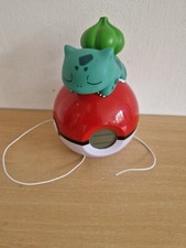Pokemon Bulbasaur Pokeball Alarm Clock Teknofun FM Lights Up Nintendo 