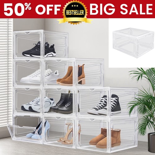 12pcs stackable shoe - 6/9/12pcs,