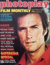 PHOTOPLAY SEPT 1975 **PAGES MISSING** CLINT EASTWOOD, ROBIN ASKWITH CONFESSIONS
