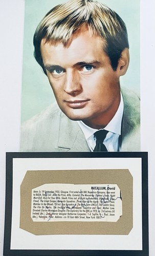 David mccallum scottish actor - mccallum,
