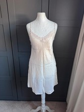 Primark silk blend vintage style camisole slip dress Xs 6 8