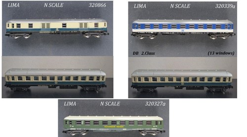 Vintage lima passenger train - vintage,