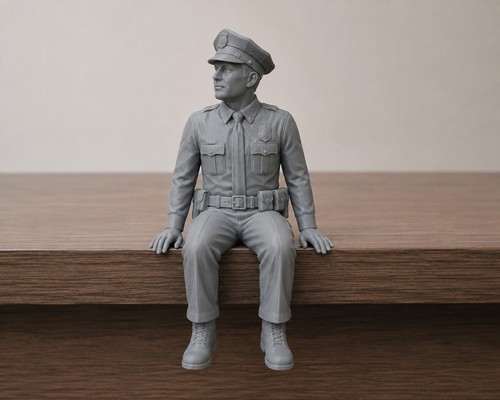 Police officer shelf - officer,