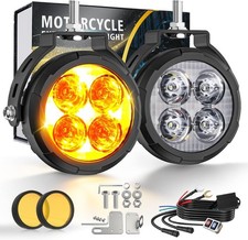Pair 3.5" Motorcycle Headlight