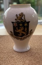 Charlton South East London WH Goss Crested China Vase Sir S Maryon Wilson Crest