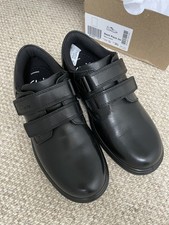 Clarks Remi Boys Black Leather