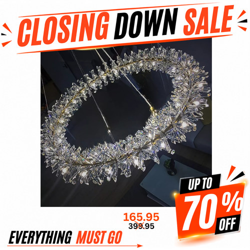 Crystal chandeliers flower - crystal,