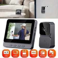 Wireless WiFi Video Doorbell Smart Phone Camera Door Bell Ring Intercom Security