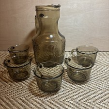 Vintage Italian Smoked Glass