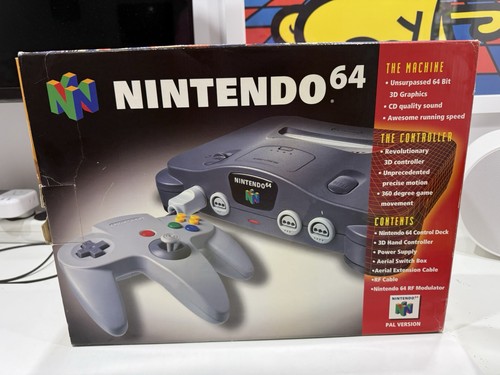 N64 console boxed - boxed, with
