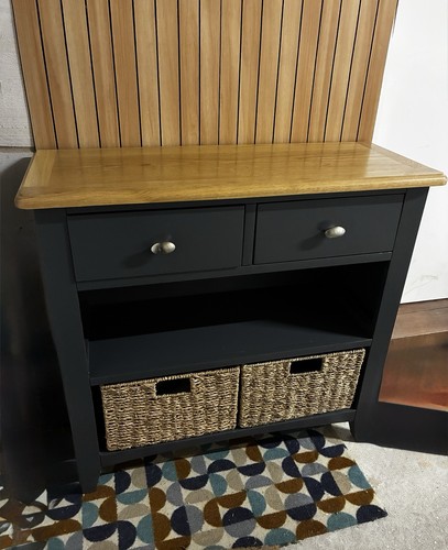 Suffolk grey real oak - oak, top