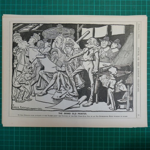 7x10 punch cartoon 1893 the - 7x10",