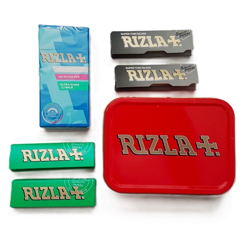 Rizla tobacco tin set with - set,