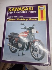 KAWASAKI KZ750 & Z750 Air Cooled Fours 80 to 88 SERVICE REPAIR MANUAL BY HAYNES