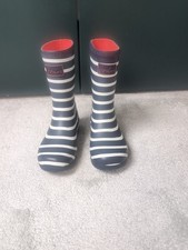 Joules Striped Wellies Size UK