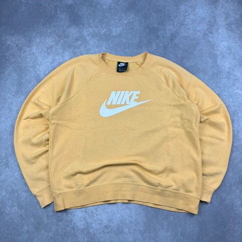 Nike jumper yellow logo - jumper,