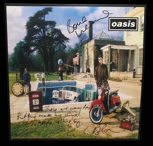 Signed oasis bonehead brian - oasis,