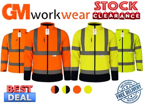 Workwear vis softshell - gm, hi