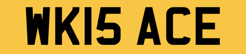 Number plate private - plate,