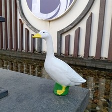 Resin Goose Figurine Lifelike