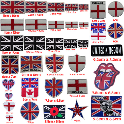 England flag embroidered - uk,