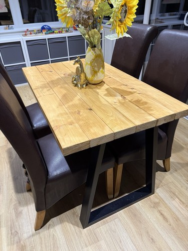 New modern rustic dining - modern,