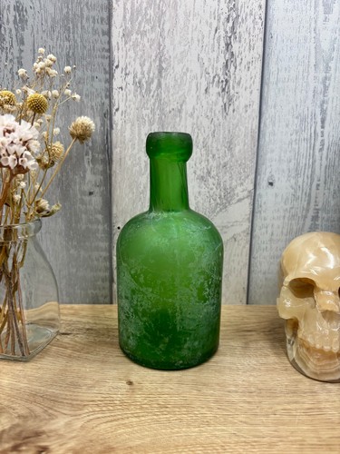 Green glass john - kilner, &