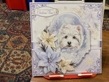 Decoupage A Dog for Christmas