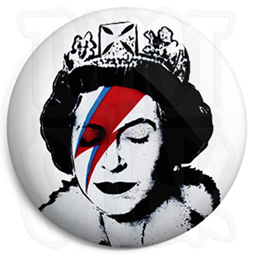 Banksy queen ziggy - queen, bowie