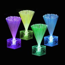 4Pcs Fiber Optic Lamps LED