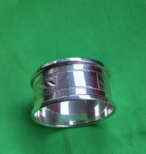 Antique Sterling Silver napkin ring. Henry Griffith and Sons,  15 grams 