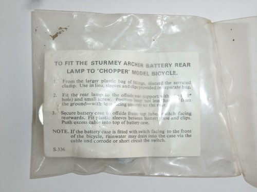 Raleigh chopper fittings for - raleigh,