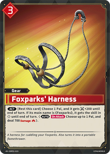 Foxparks harness ebp01 - ebp01-019, r