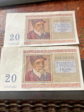 1956 belgian franc - belgian, note