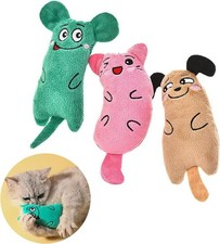 3 Pcs Cat Catnip Toys Soft