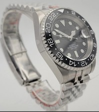 Mens Divers Watch Black. SEIKO TMI NH35 Automatic Movement