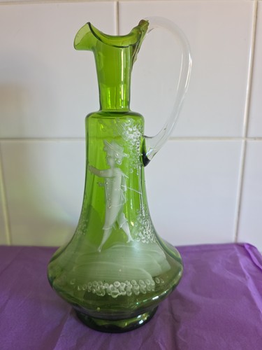 Handblown antique mary gregory - antique,