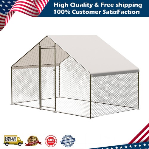 Metal chicken coop 5ft large - chicken,