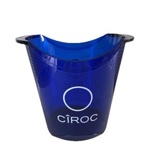 Ciroc Vodka Blue Plastic Ice Bucket Drinks Cooler Pub Home Bar Man Cave 