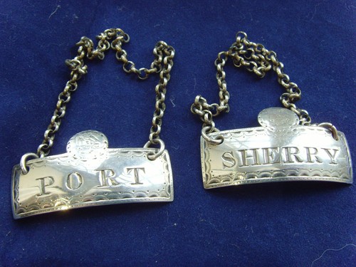 Pair silver armorial - pair,