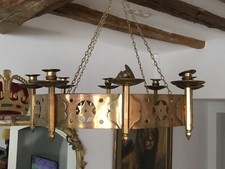 Pair Of Antique Brass/copper