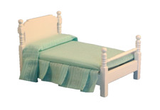 Dolls House Single Bed White