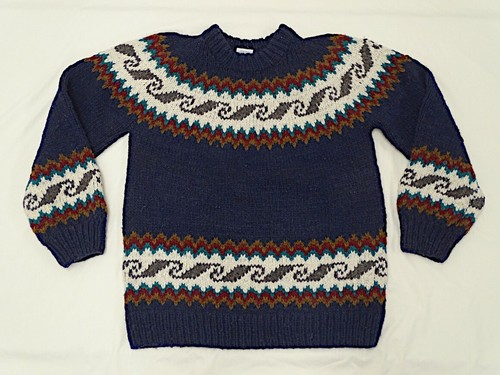 Ecuador wool sweater - hand, knit