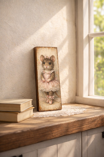 Mouse art sign vintage style - vintage,